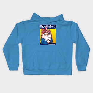 Meow Can Do It Kids Hoodie